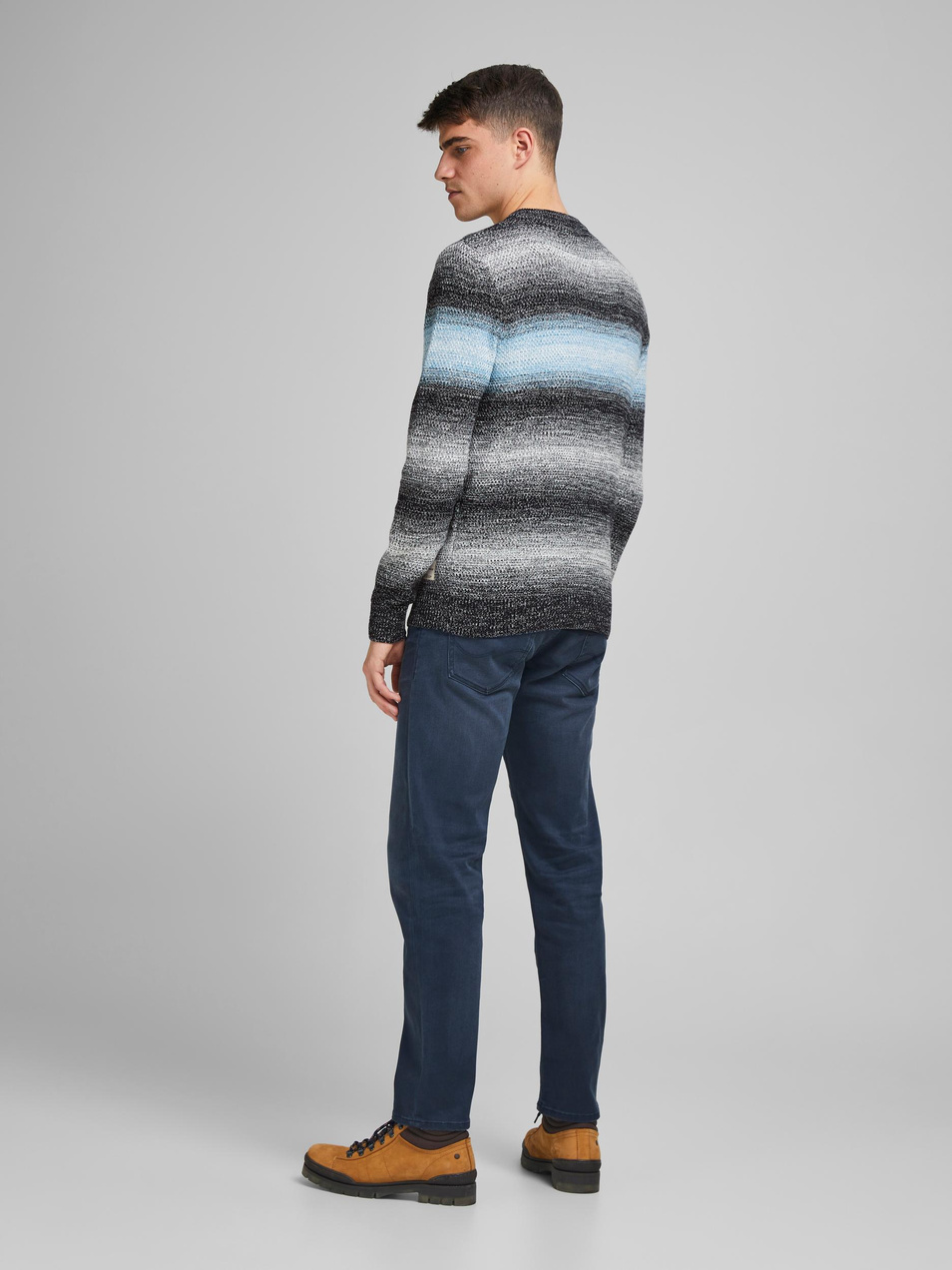 Мужской Jack & Jones Джемпер с градиентной расцветкой (цвет ), артикул 12186053 | Фото 4