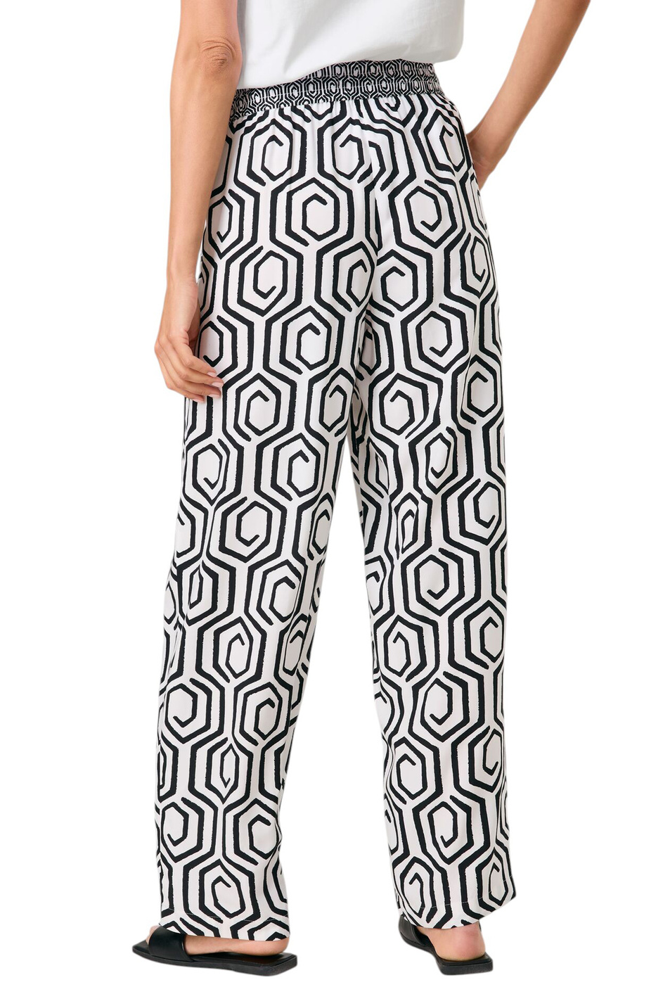 Женский Gerry Weber Брюки широкого кроя с принтом (цвет ), артикул 520048-31430 | Фото 5