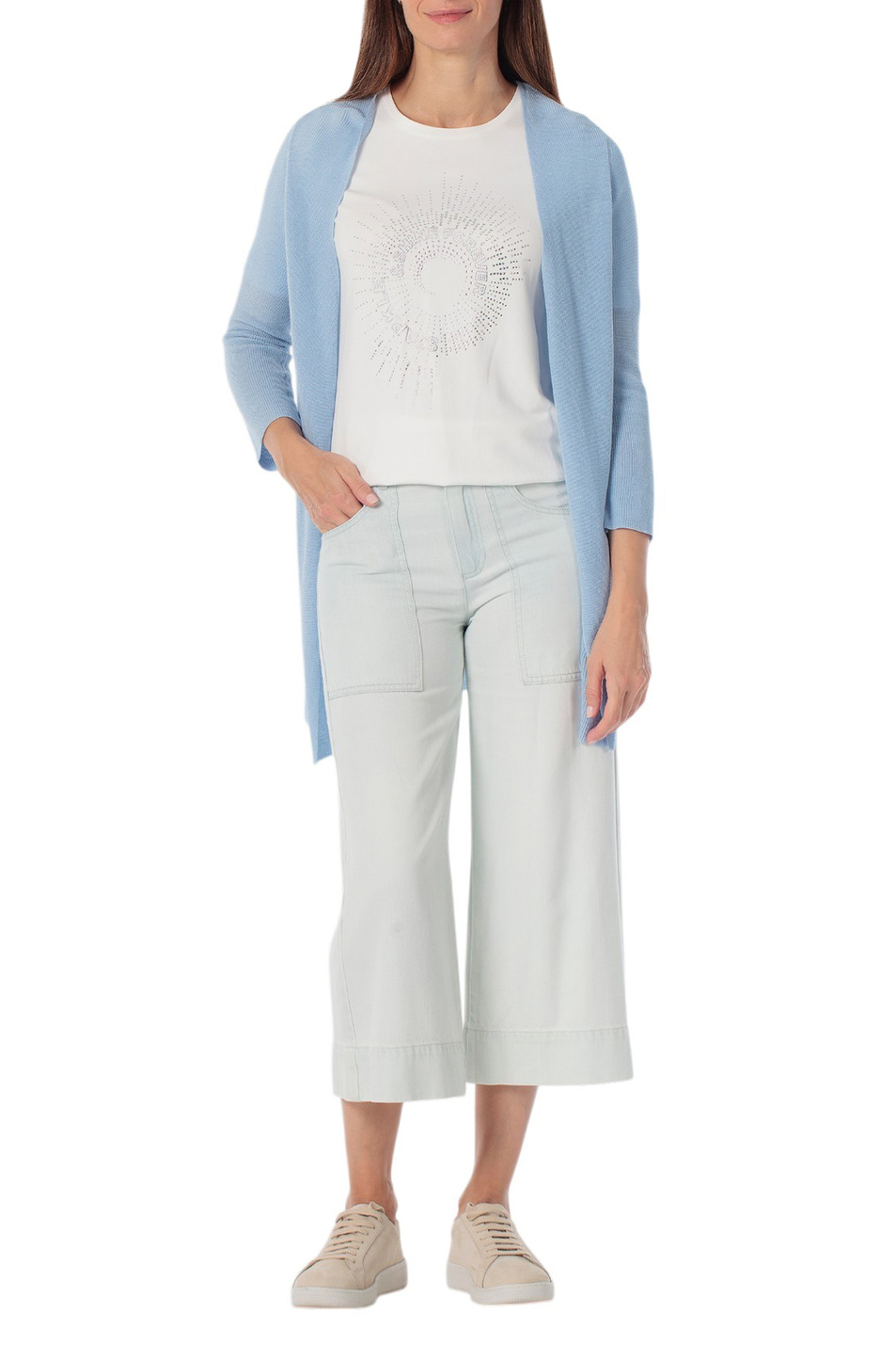 Женский Gerry Weber Кардиган однотонный (цвет ), артикул N68780 | Фото 3