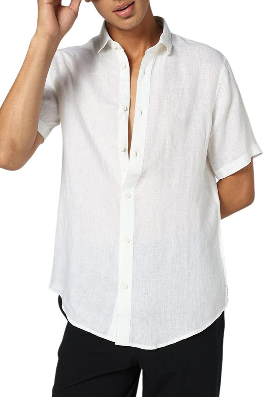 Мужской Armani Exchange Рубашка из льна (цвет ), артикул XM001223-AF14619 | Фото 2