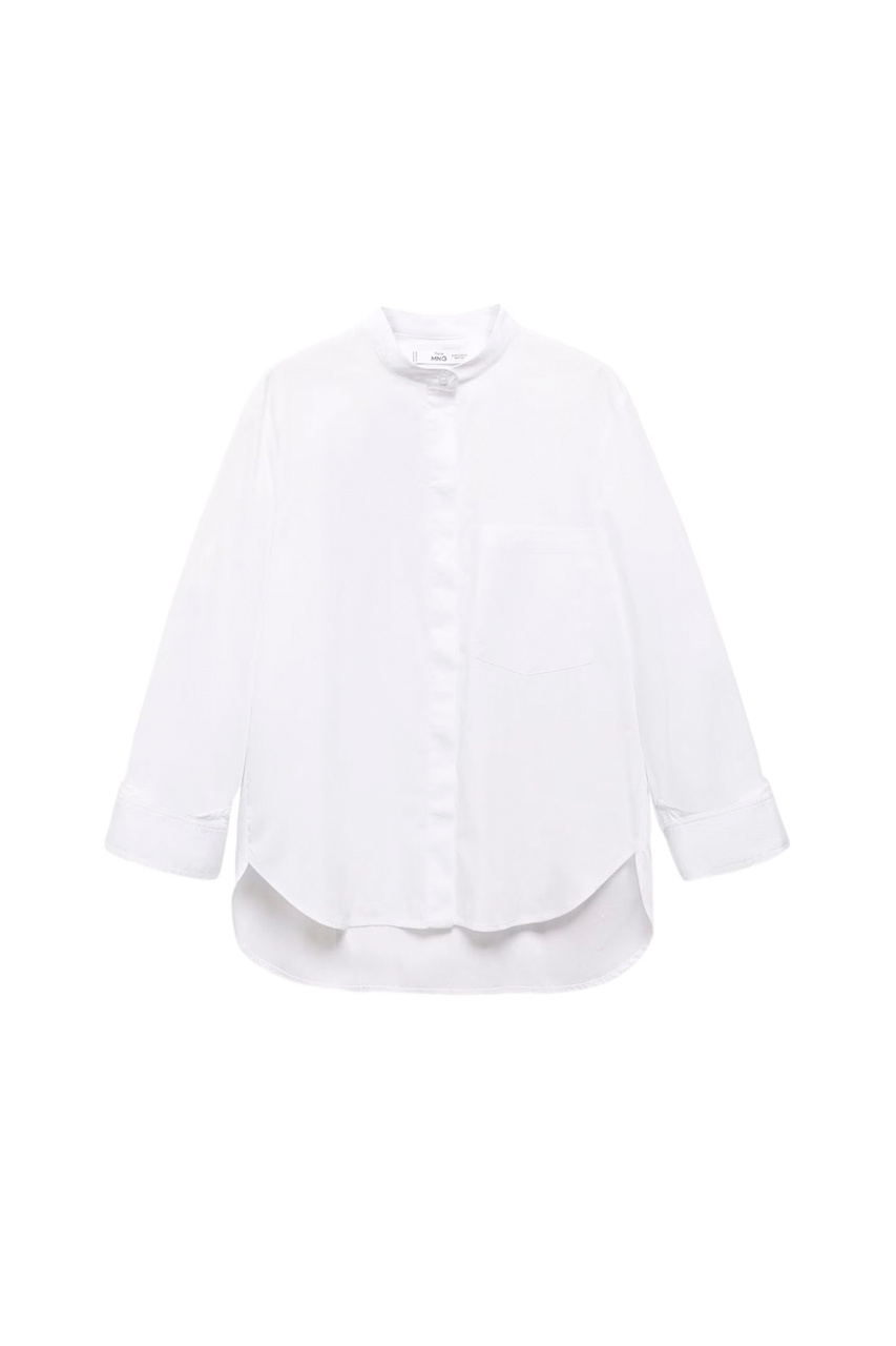 Рубашка LUCAS из натурального хлопка|Основной цвет:Белый|Артикул:67005742 | Фото 1