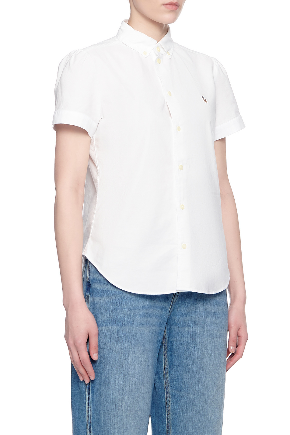 Polo Ralph Lauren Рубашка c коротким рукавом из натурального хлопка (цвет ), артикул 211812068001 | Фото 3