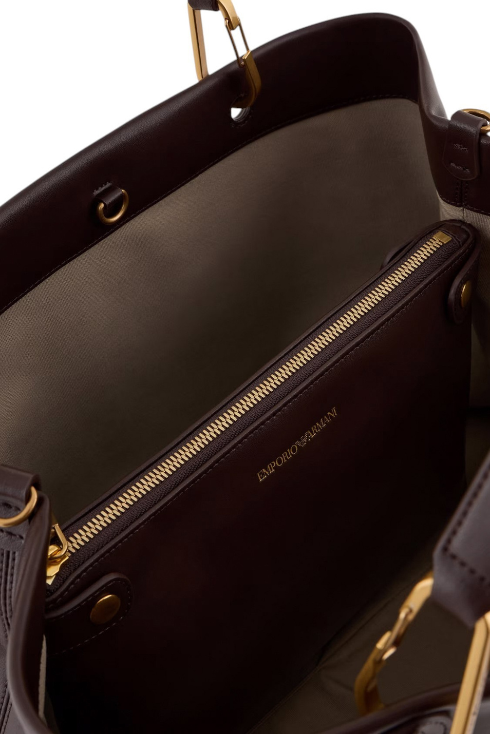 Женский Emporio Armani Сумка-шопер MyEA из натуральной кожи (цвет ), артикул EW000360-AF13792 | Фото 4