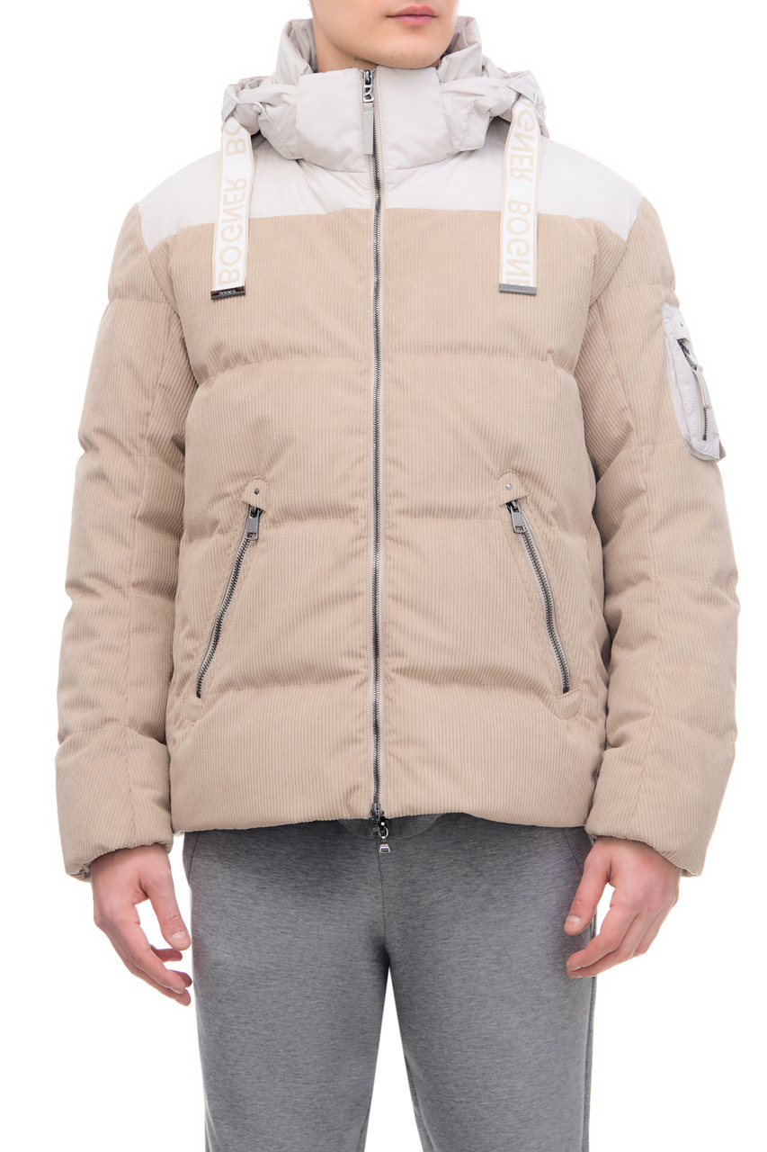 Куртка JAMY-D с карманами на молнии|Основной цвет:Бежевый|Артикул:38357529 | Фото 1