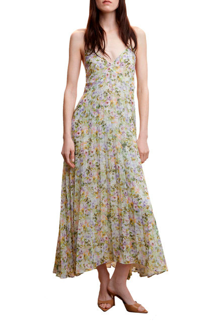 Плиссированное платье HOLLY|Основной цвет:Салатовый|Артикул:47005884 | Фото 2