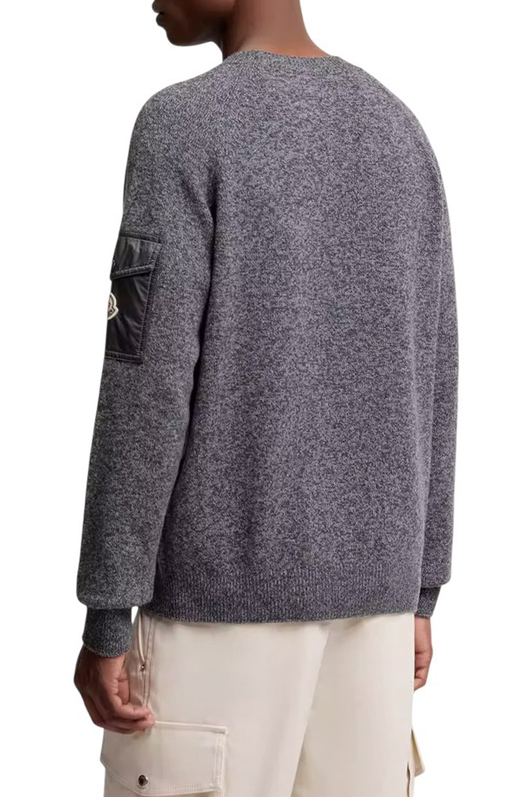 Мужской Moncler Джемпер из шерсти и кашемира (цвет ), артикул K20919C00012-M3550 | Фото 4