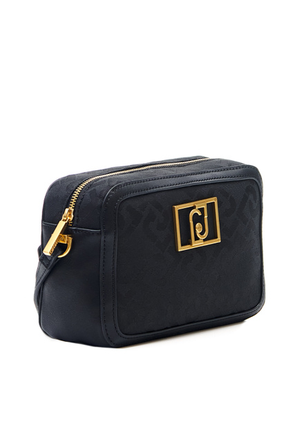 Текстильная сумка с металлическим логотипом|Основной цвет:Черный|Артикул:NA2036T6438 | Фото 2