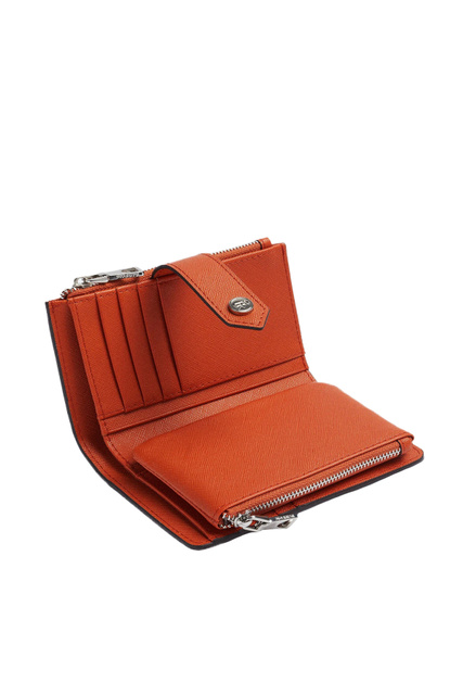 Базовый кошелек из искусственной кожи|Основной цвет:Оранжевый|Артикул:203478 | Фото 2