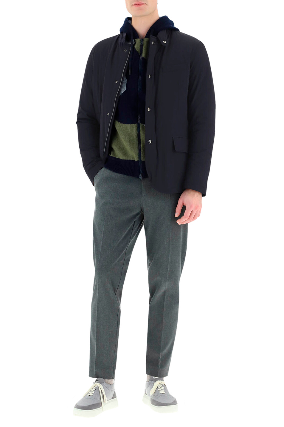 Мужской Herno Куртка классического кроя на молнии и кнопках (цвет ), артикул GA00009UR12387S | Фото 3