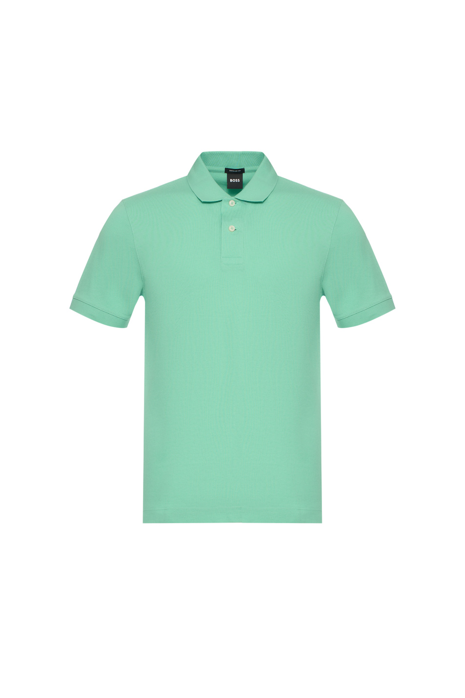 Поло Pallas из натурального хлопка|Основной цвет:Зеленый Мужской BOSS Поло Pallas из натурального хлопка (цвет ), артикул 50553564 | Фото 1