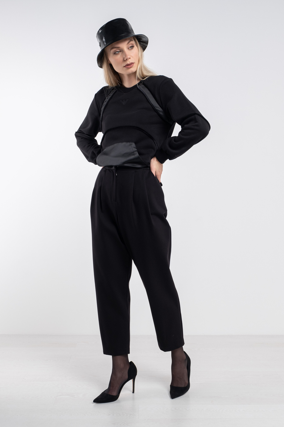 Женский Emporio Armani Свитшот из смесового хлопка (цвет ), артикул 6H2M7S-2JPDZ | Фото 4