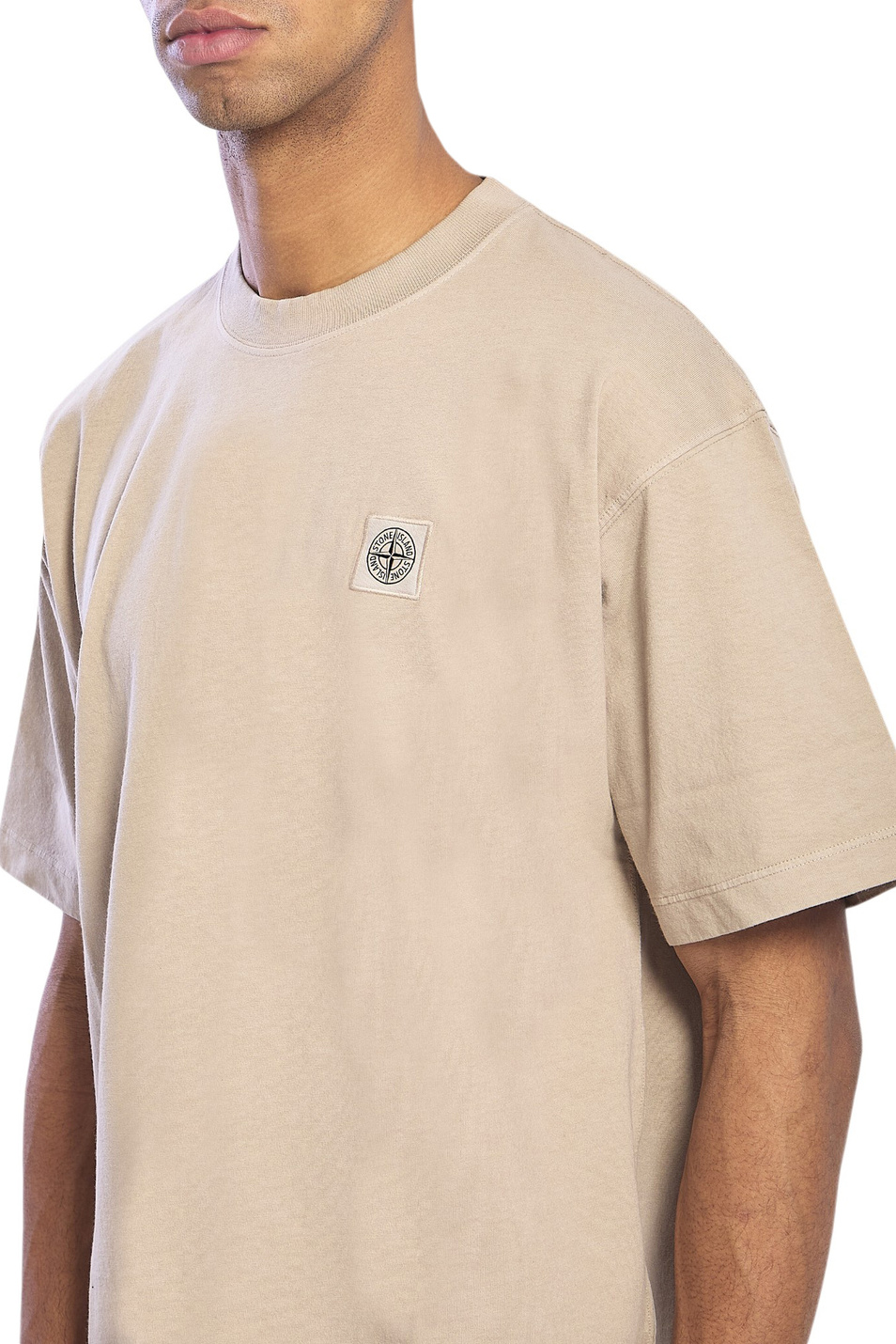 Мужской Stone Island Футболка из хлопка с логотипом (цвет ), артикул L1S152100030-S0115 | Фото 6