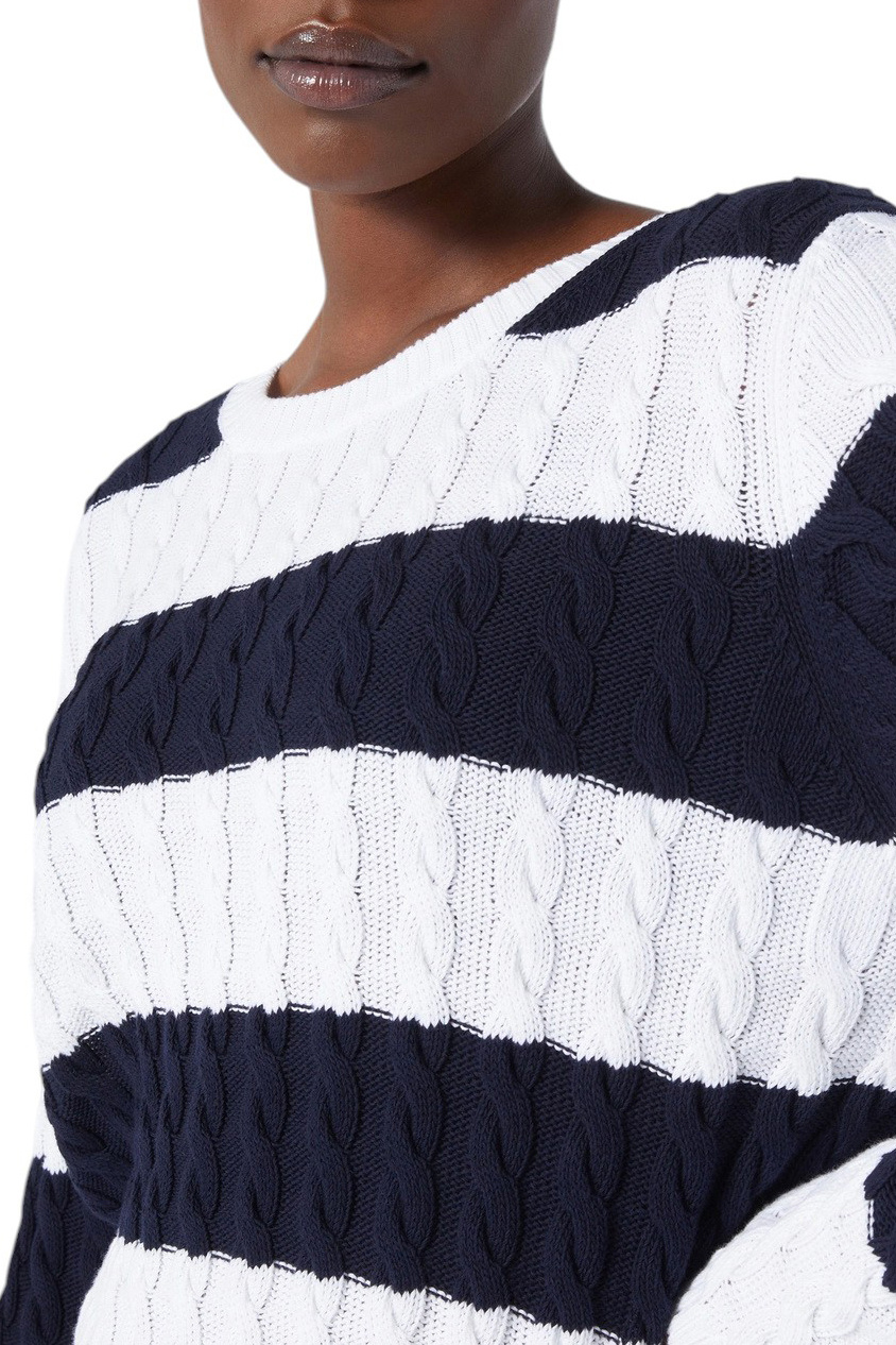 Женский Marina Rinaldi Джемпер DIGIONE из хлопка (цвет ), артикул 2518361091 | Фото 5