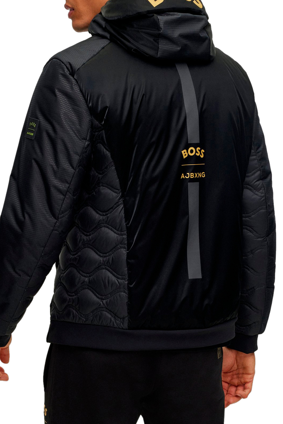Мужской BOSS Куртка со съемным капюшоном и логотипом (цвет ), артикул 50475647 | Фото 4