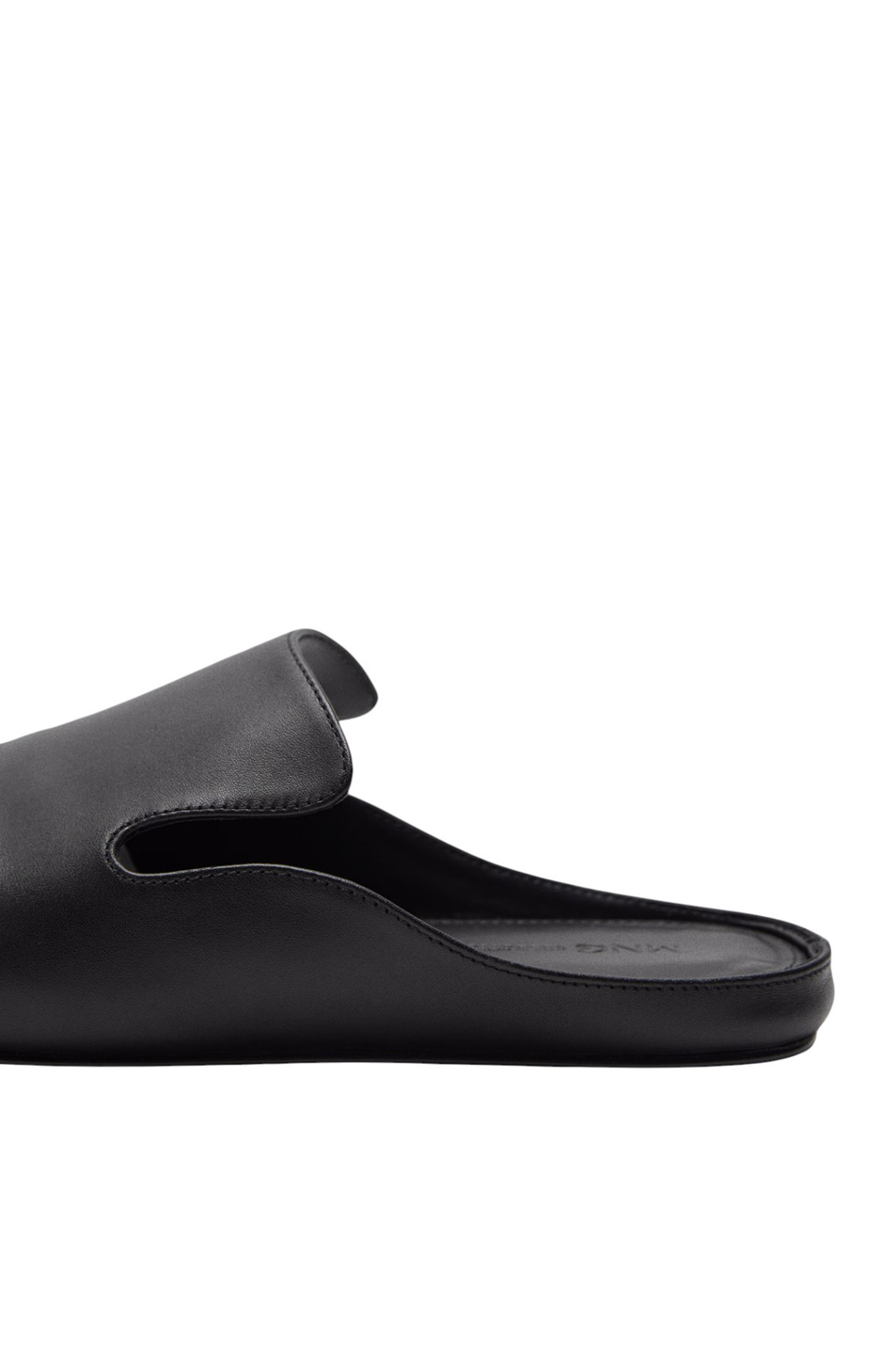 Сабо SATINO из натуральной кожи|Основной цвет:Черный Женский Mango Сабо SATINO из натуральной кожи (цвет ), артикул 17026356 | Фото 5