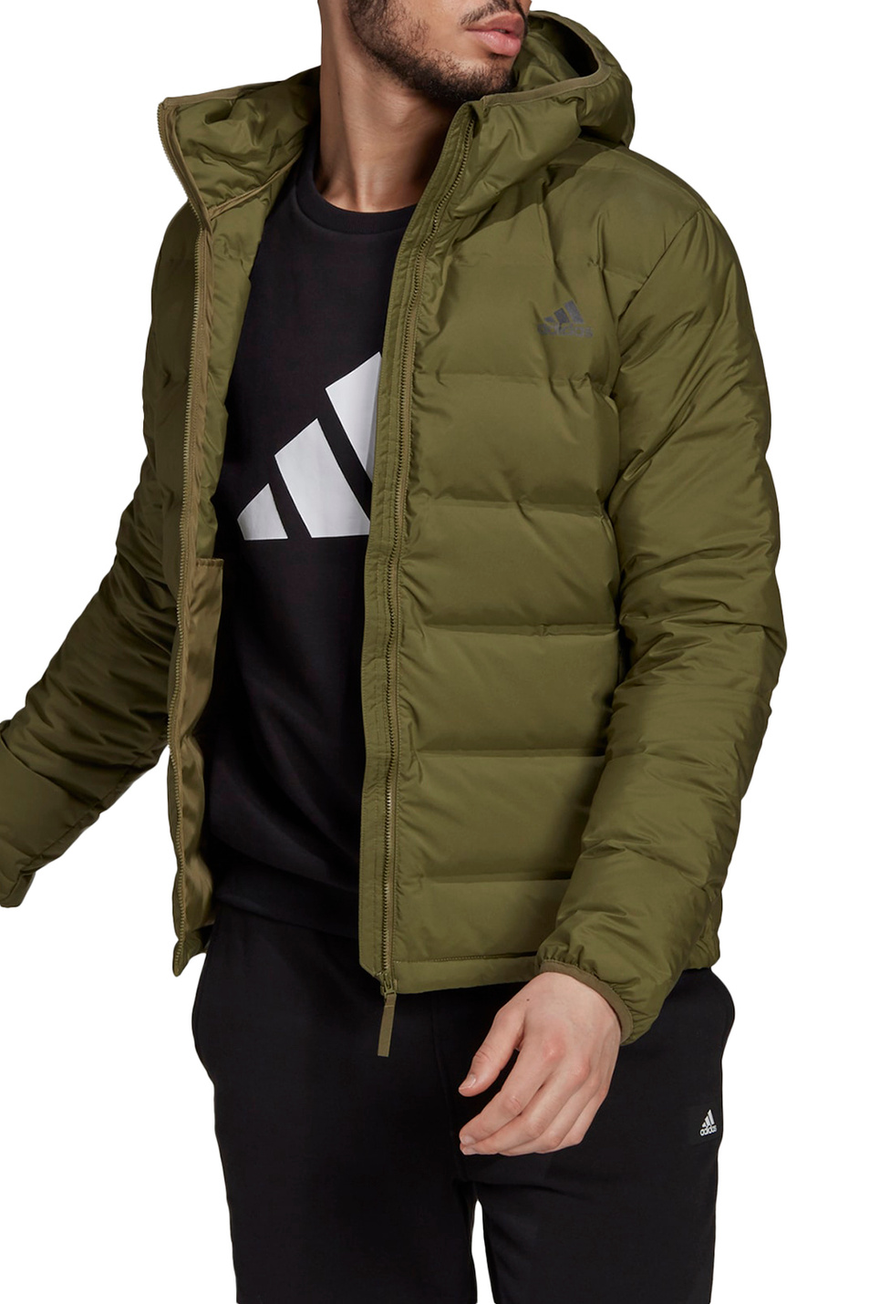 Adidas Пуховая куртка с капюшоном (цвет ), артикул GU3954 | Фото 3