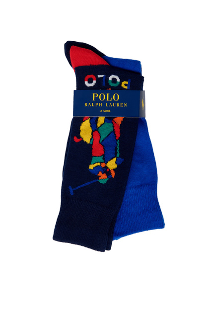 Набор из 2 пар носков|Основной цвет:Синий|Артикул:449856173001 | Фото 1