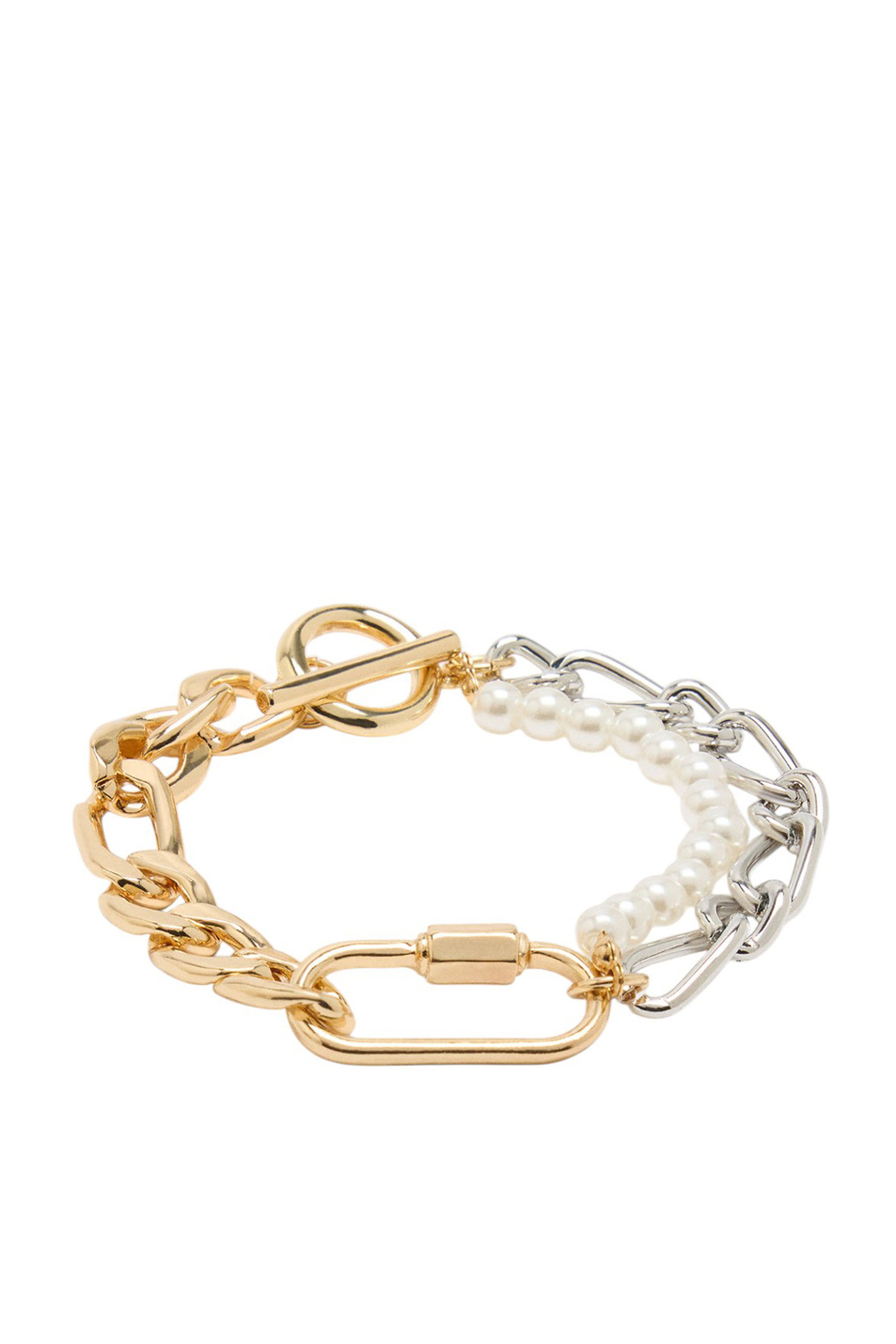 Женский Parfois Браслет из двухцветных звеньев (цвет ), артикул 239460 | Фото 1