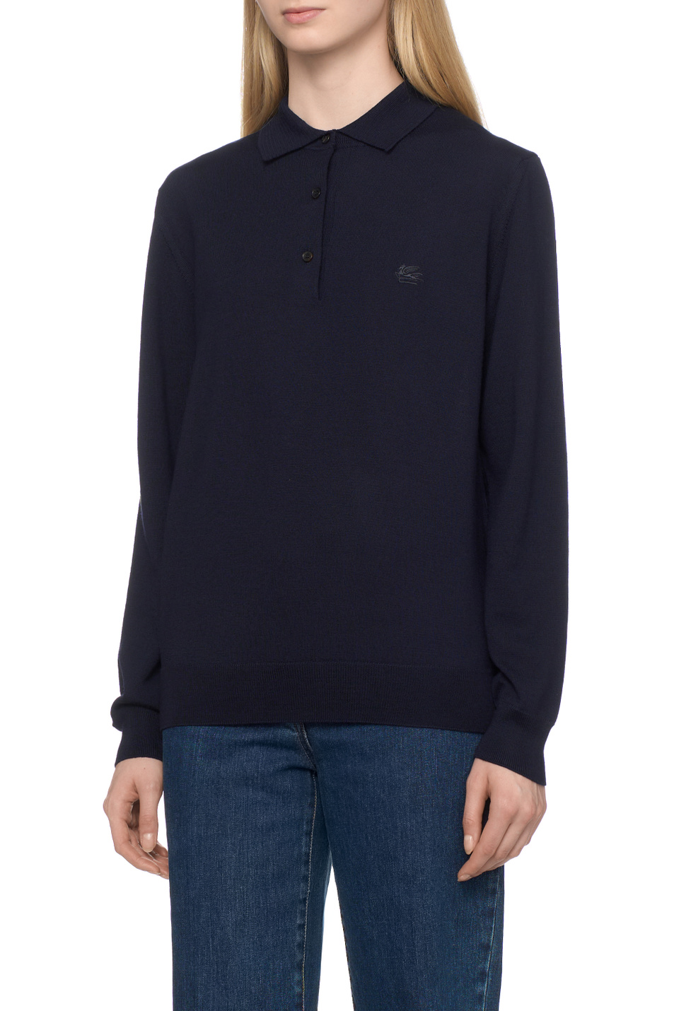Женский Etro Джемпер-поло из шерсти (цвет ), артикул WRKN0004AQ256B0665 | Фото 4