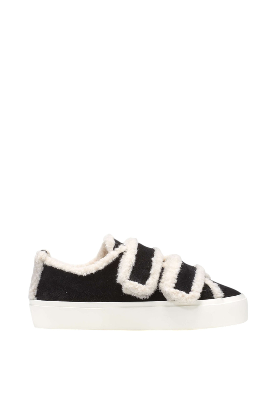 Женский Inuikii Кеды SHEARLING LOW VELCRO с натуральным мехом (цвет ), артикул 1001.001.0231 | Фото 1