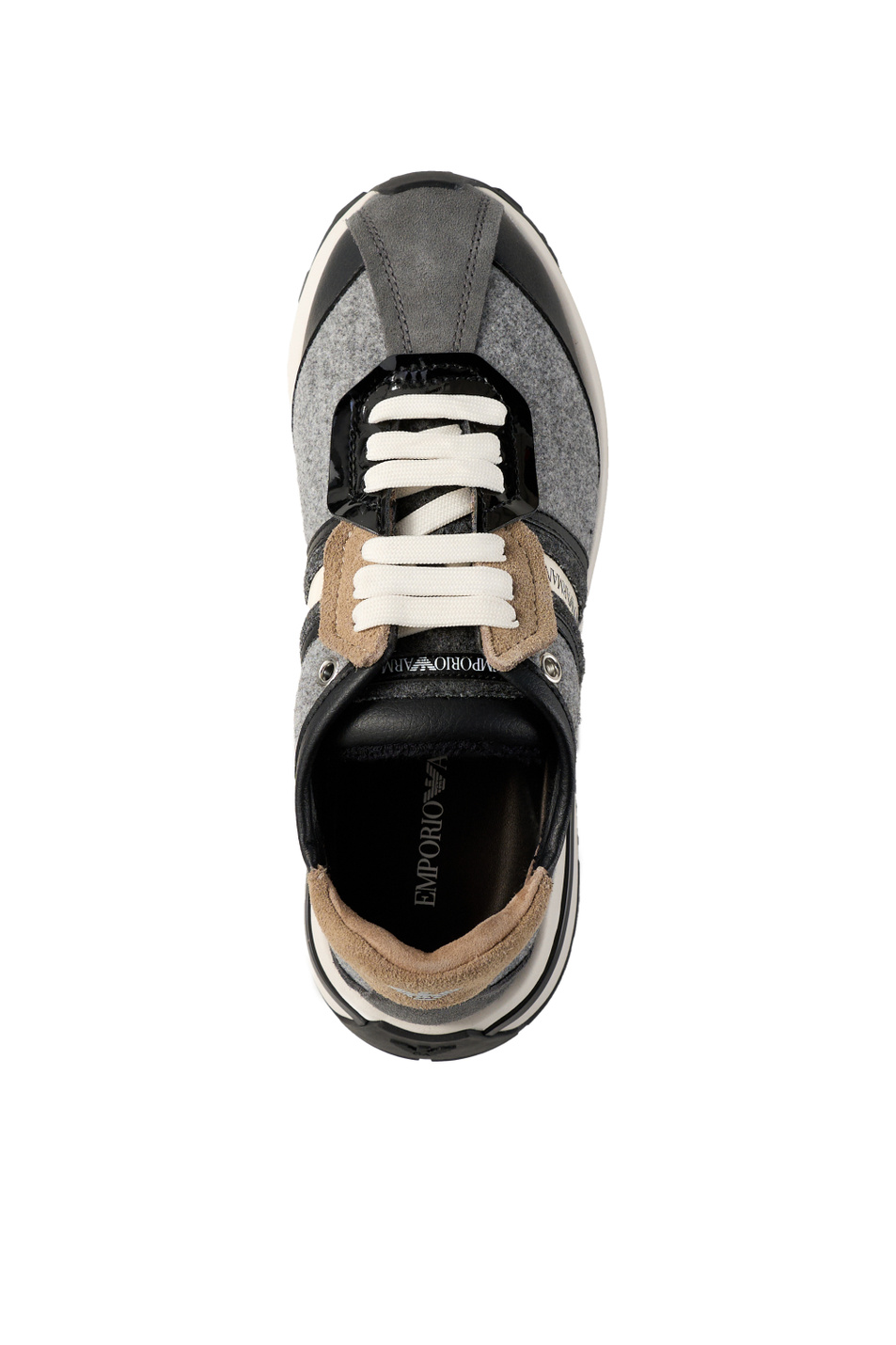 Женский Emporio Armani Кроссовки с логотипом (цвет ), артикул EW003060-AF19772 | Фото 4