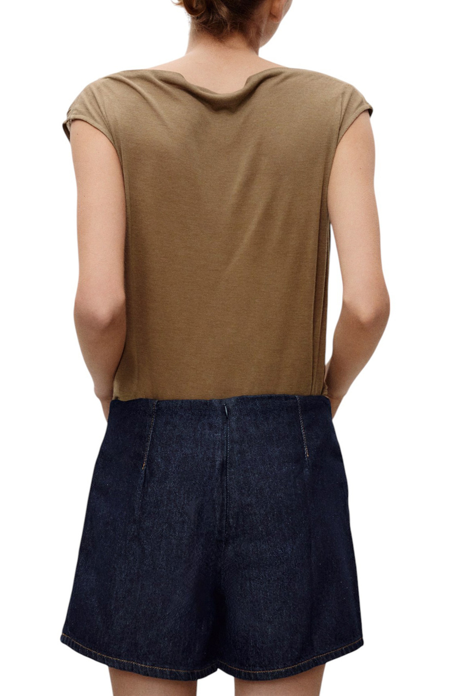 Женский Mango Шорты-юбка SKORT джинсовые (цвет ), артикул 87007186 | Фото 4
