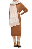 Женский HUGO Платье из натуральной шерсти с поясом (цвет ), артикул 50477070 | Фото 2