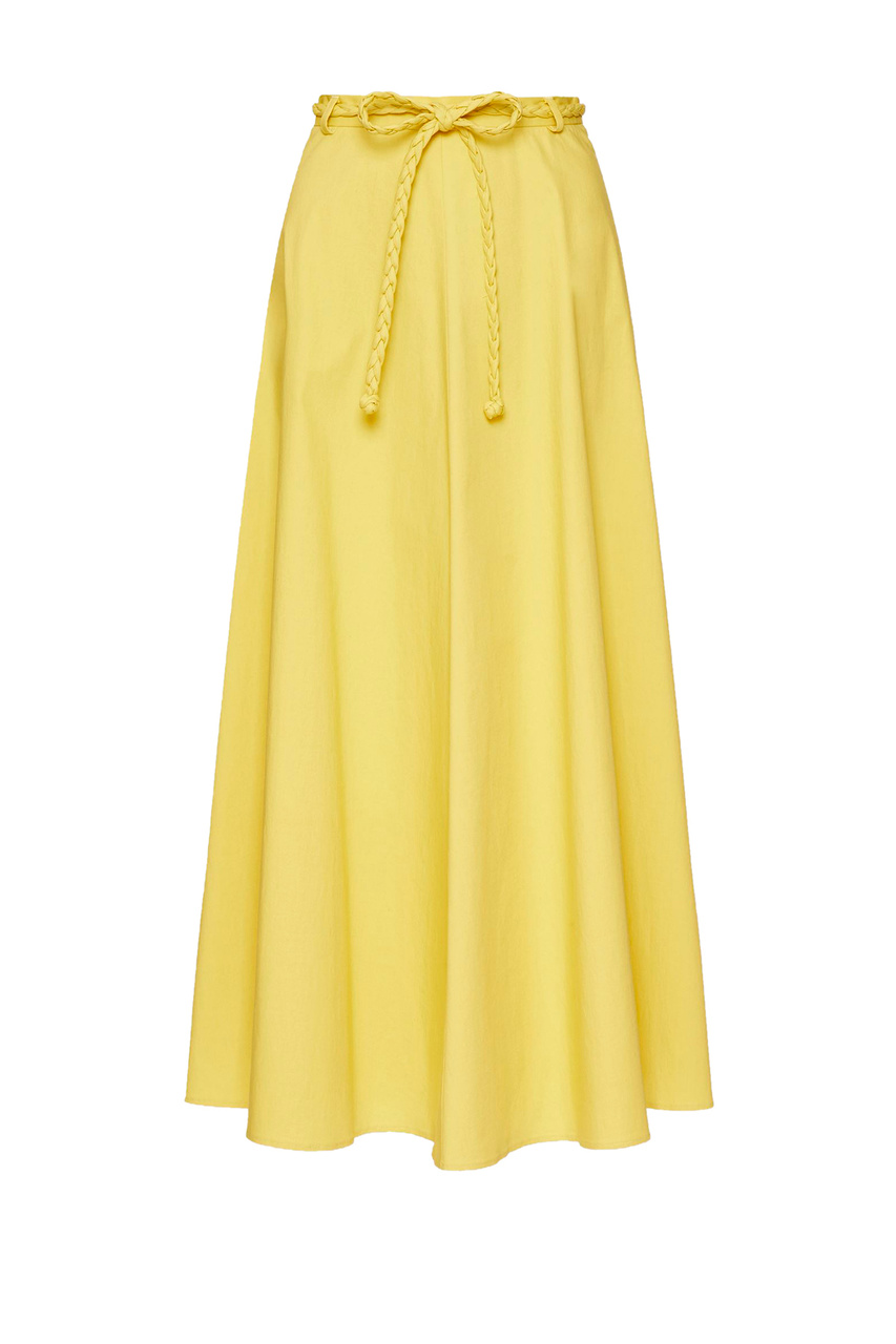 Расклешенная юбка|Основной цвет:Желтый|Артикул:XR0RAI300VU | Фото 1