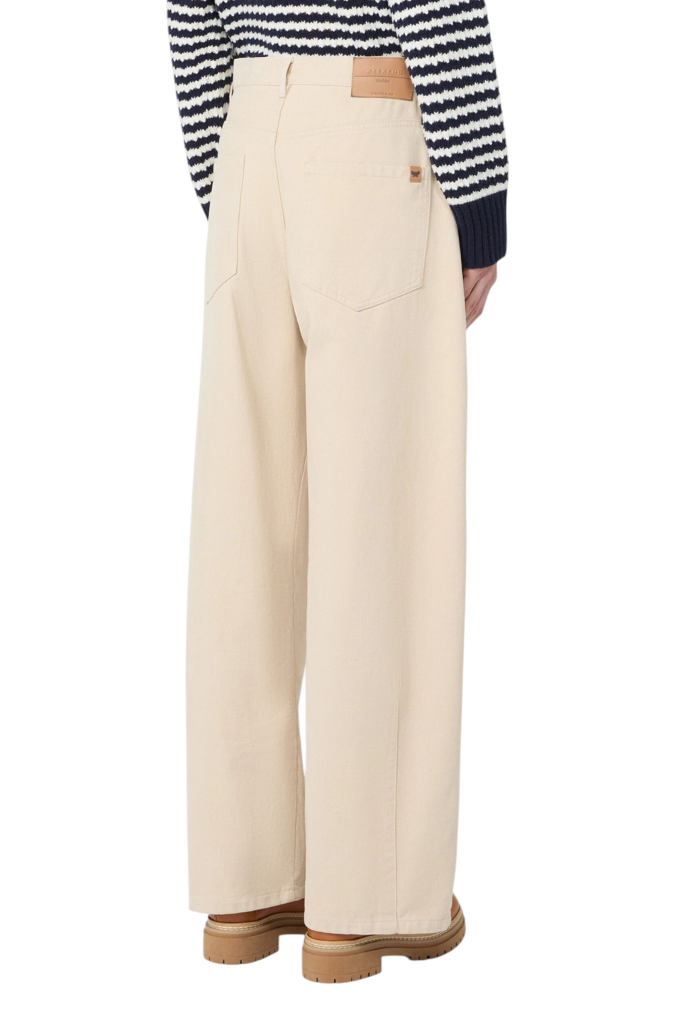 Женский Weekend Max Mara Джинсы ORDINE из хлопка (цвет ), артикул 2625136072 | Фото 4