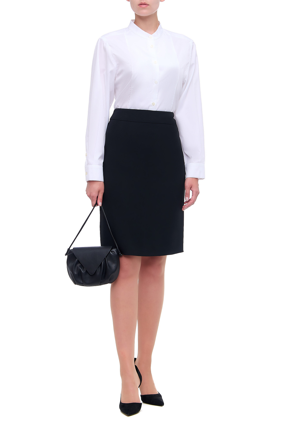 Женский Emporio Armani Юбка из смесовой вискозы (цвет ), артикул 5NN01T-52013 | Фото 2
