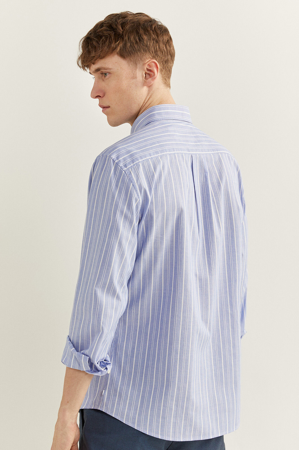 Springfield Рубашка мужская в полоску (цвет ), артикул 1509780 | Фото 2