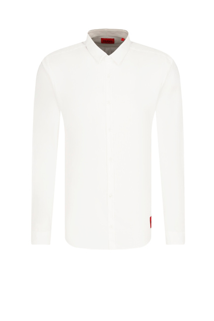 Рубашка Ero из натурального хлопка|Основной цвет:Белый|Артикул:50450179 | Фото 1