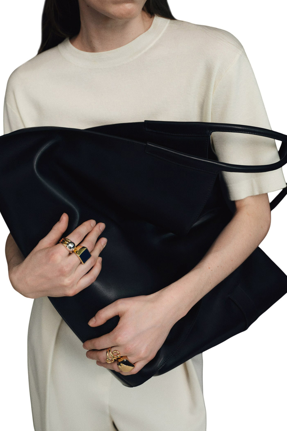 Женский Mango Кольцо GISELA в комплекте из 3 шт (цвет ), артикул 27054786 | Фото 3