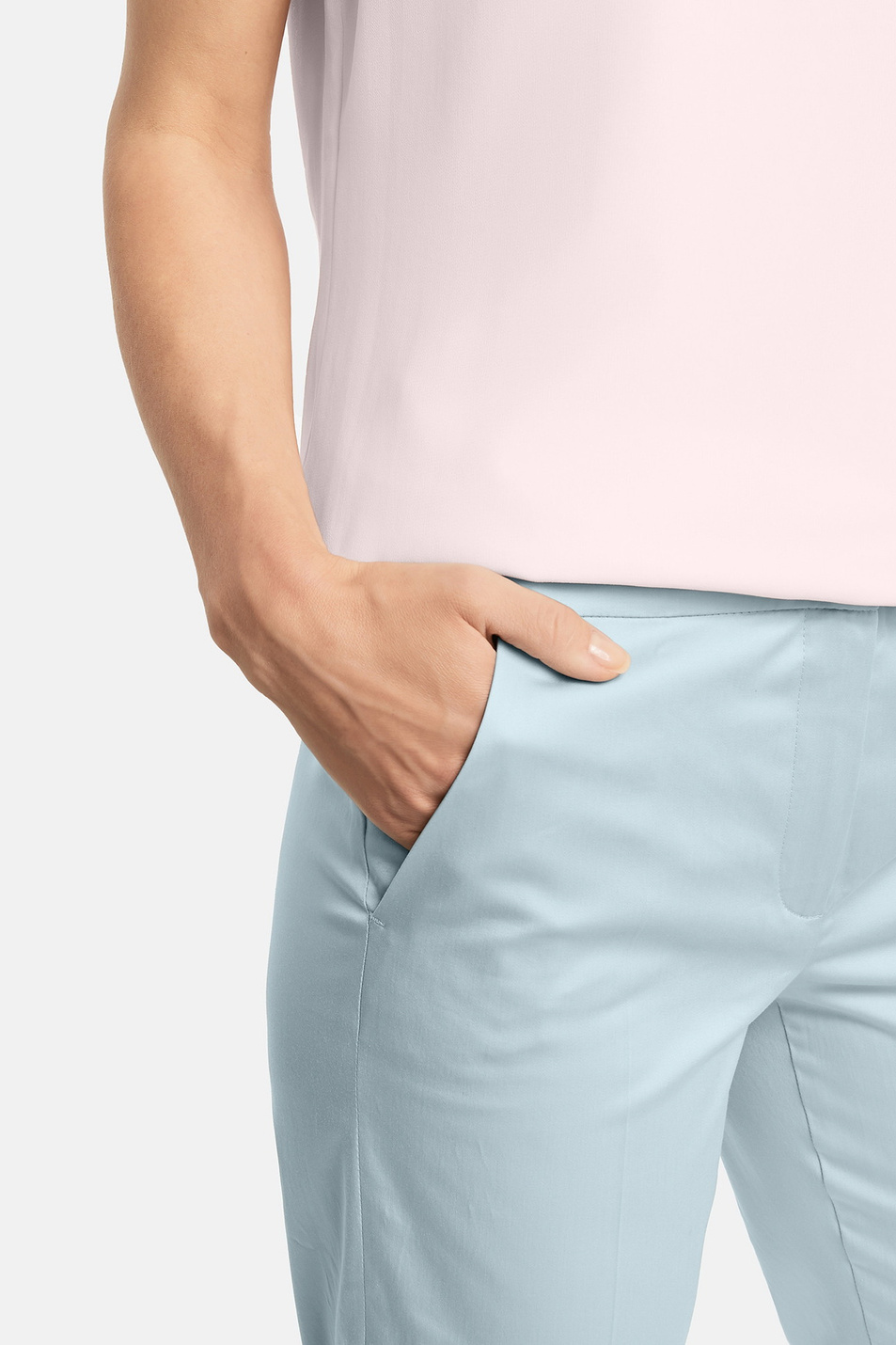 Женский Gerry Weber Брюки из эластичного хлопка (цвет ), артикул 320022-31370 | Фото 6