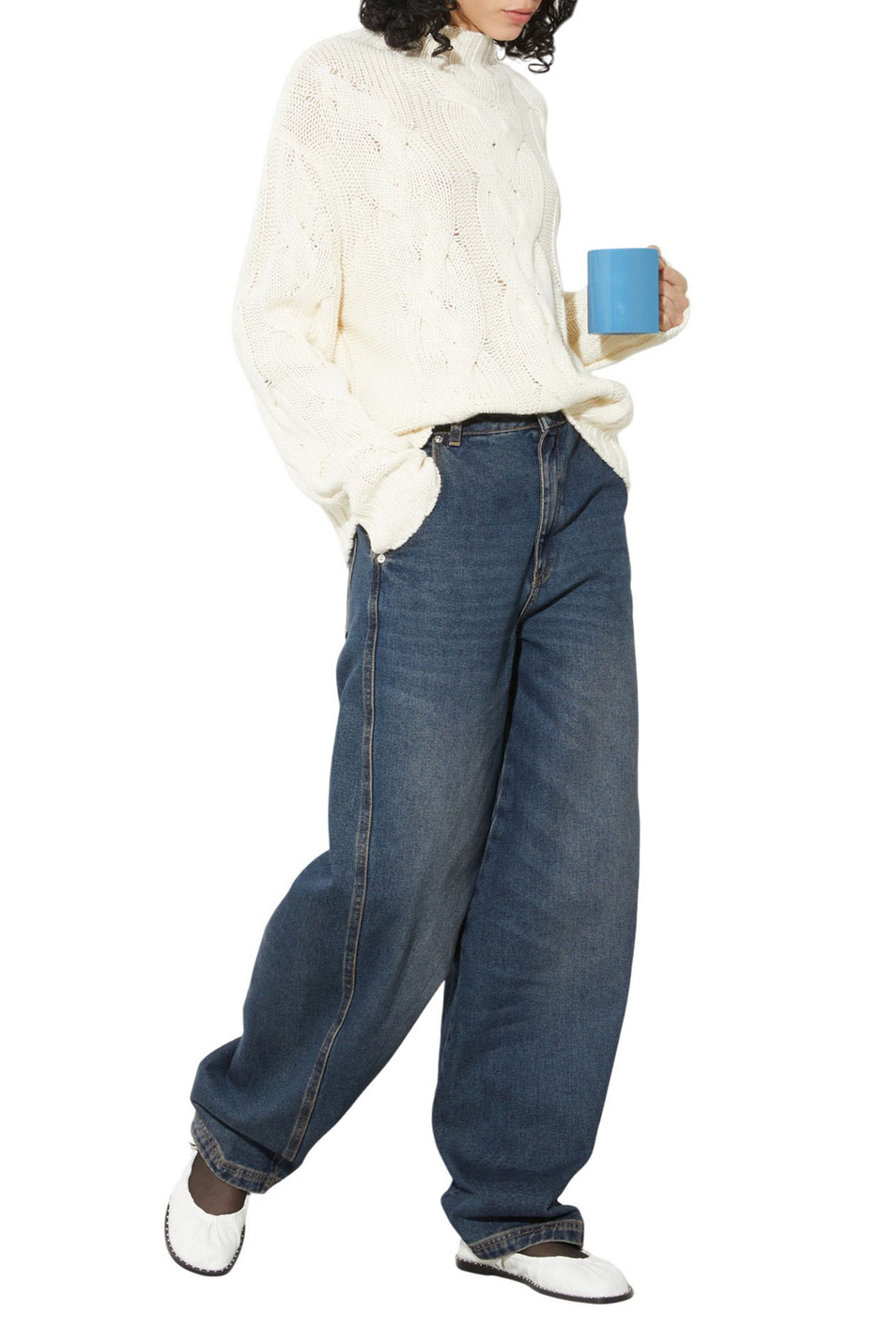 Женский MAX&Co. Свитер MCLNASELLO из шерсти и хлопка (цвет ), артикул 2618361011 | Фото 2