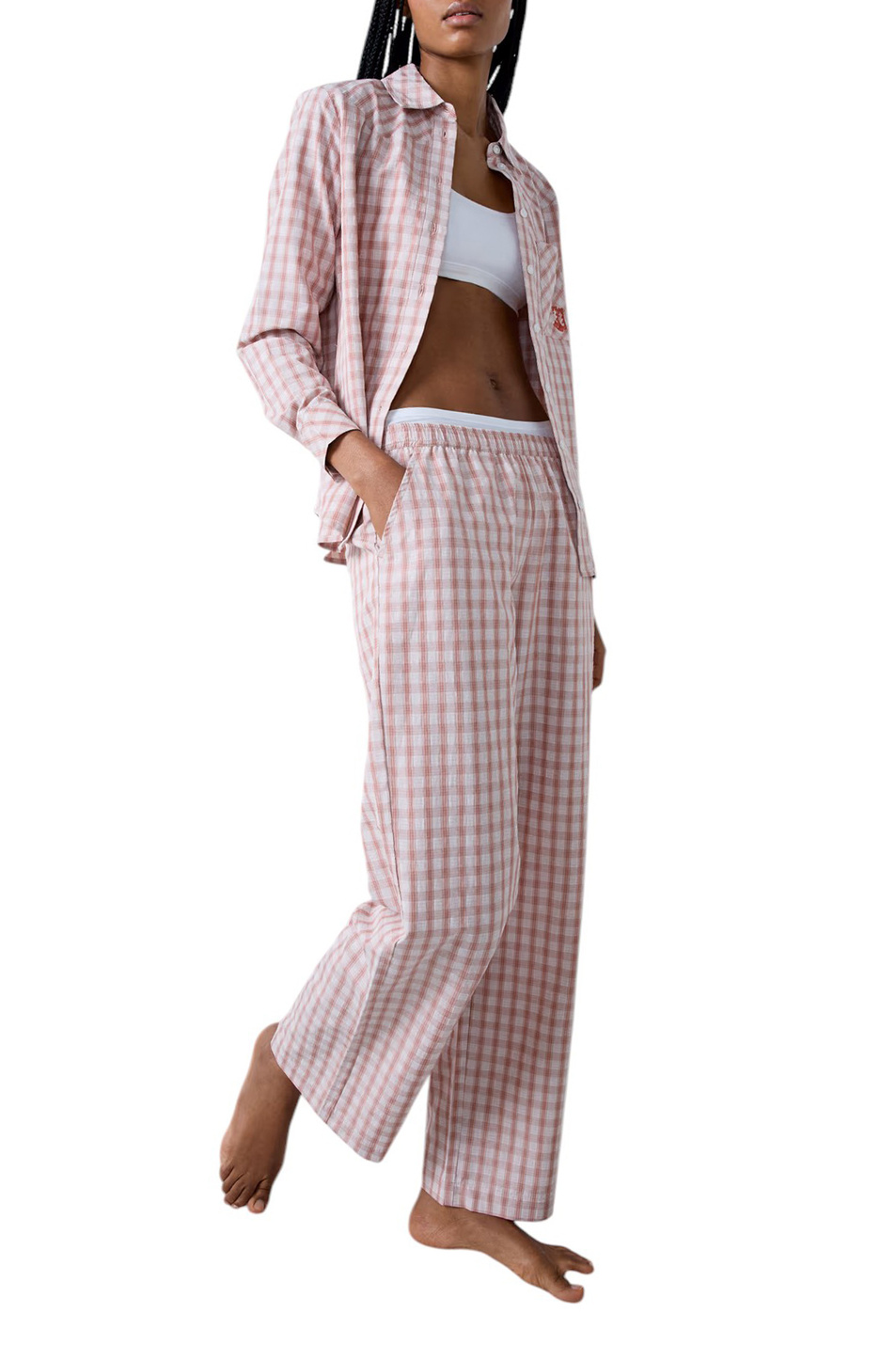 Женский Etam Брюки BLANKET в клетку (цвет ), артикул 6552532 | Фото 2