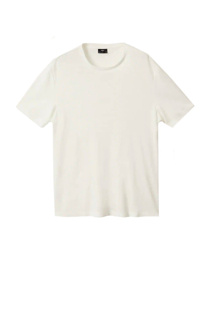 Льняная футболка LIMANB|Основной цвет:Белый|Артикул:27035765 | Фото 1