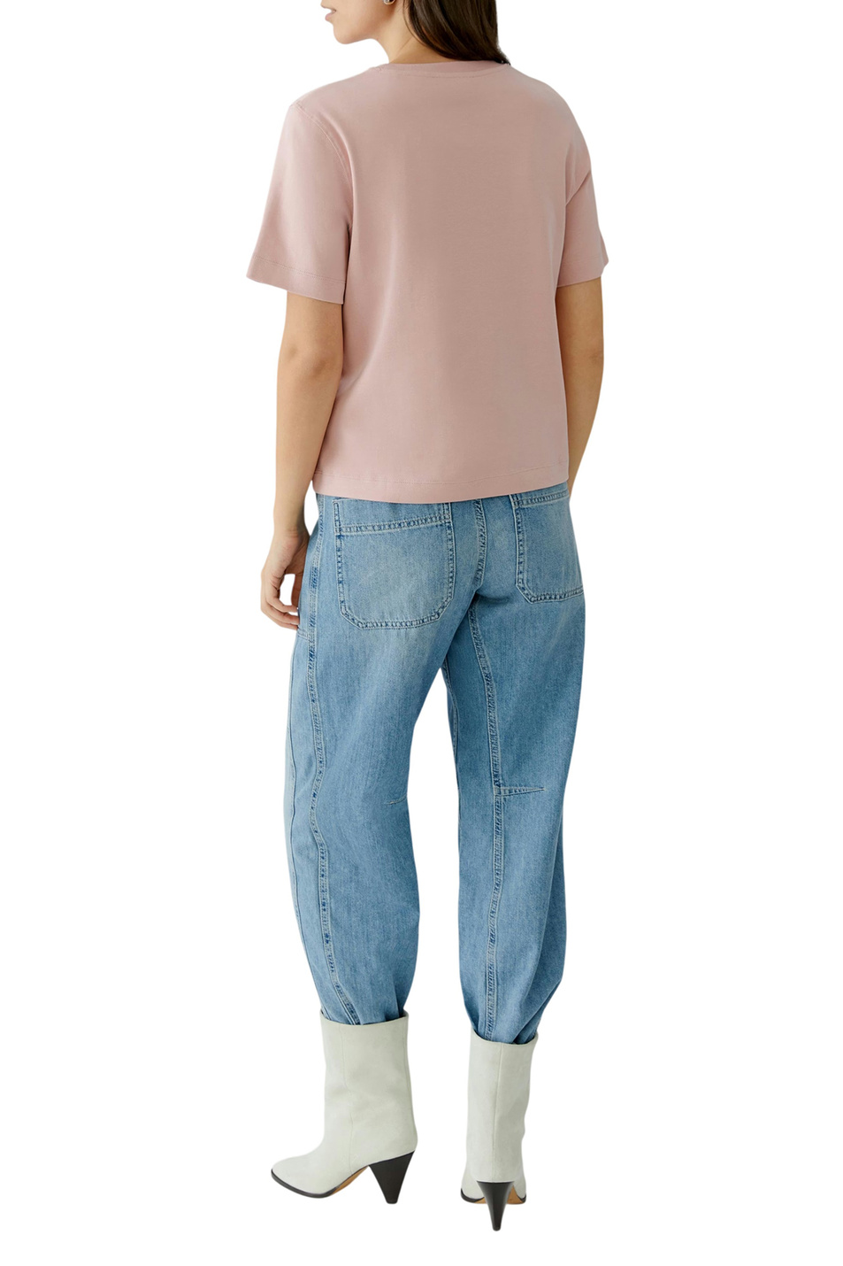 Женский OUI Футболка из хлопка (цвет ), артикул 94694 | Фото 4