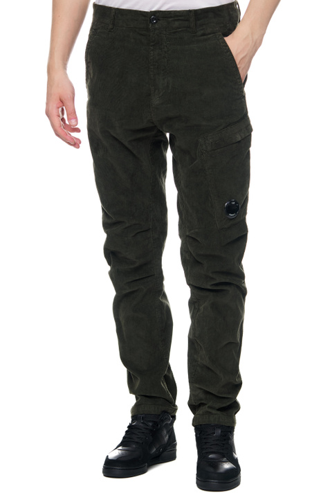 C.P. Company Вельветовые брюки из эластичного хлопка ( цвет), артикул 13CMPA286A006410O | Фото 1