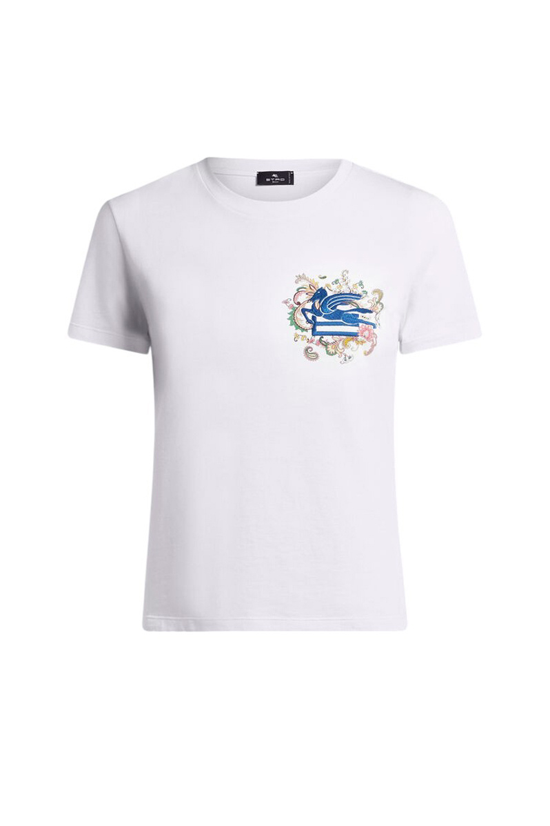 Женский Etro Футболка с вышивкой (цвет ), артикул WRMA0006AK788W0111 | Фото 1
