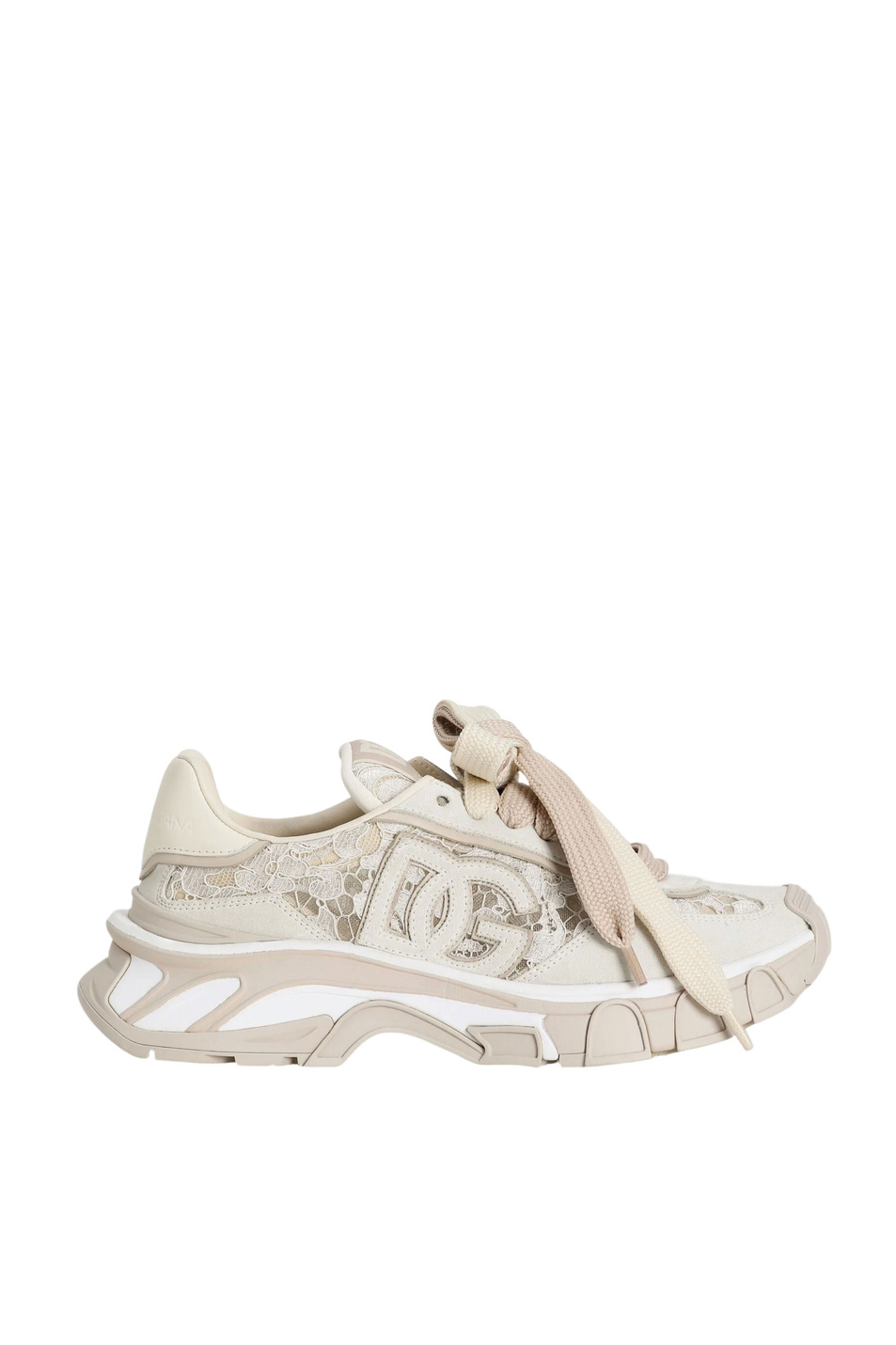 Женский Dolce & Gabbana Кроссовки DG Country Road с кружевом (цвет ), артикул CK2417-AX627 | Фото 1