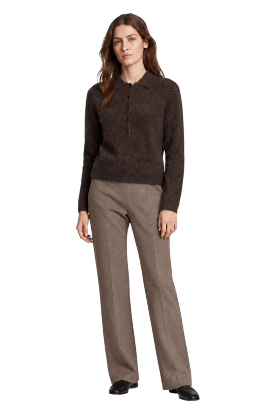 Женский Max Mara Джемпер-поло CELLULA из шерсти и кашемира (цвет ), артикул 2626366048 | Фото 3