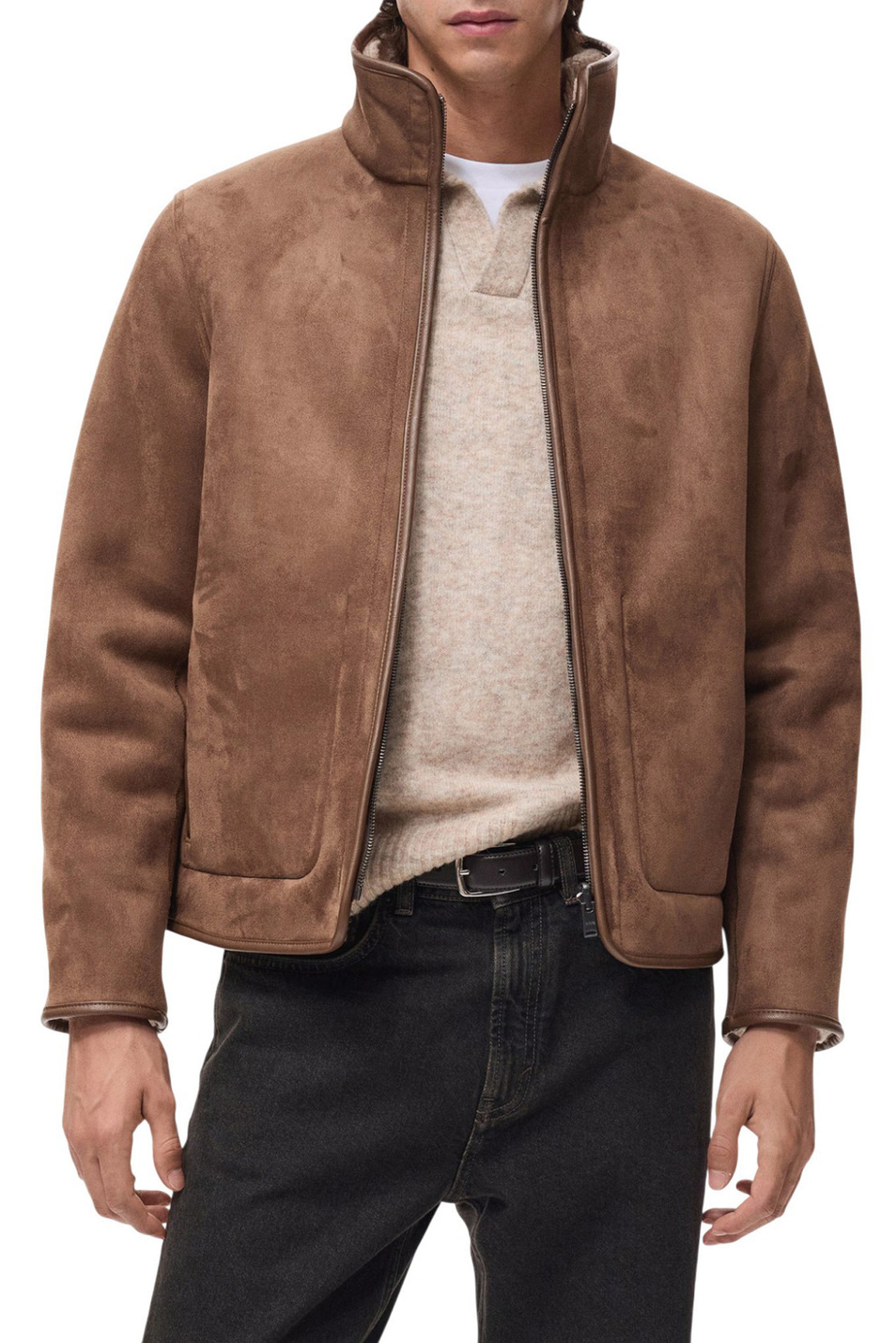 Мужской Mango Man Куртка VIGGO двусторонняя (цвет ), артикул 17037888 | Фото 3