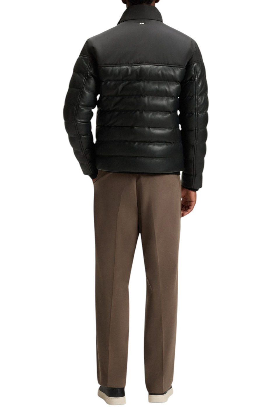 Мужской BOSS Куртка Mersino1 стеганая с кожаной отделкой (цвет ), артикул 50547672 | Фото 4