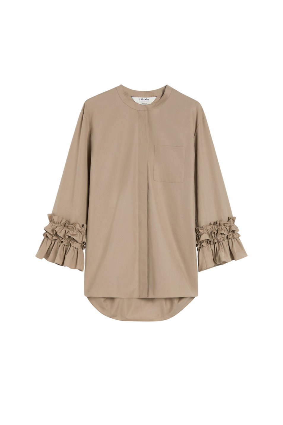 Женский Max Mara Рубашка FAVOLA с рюшами на рукавах (цвет ), артикул 2529116051 | Фото 1