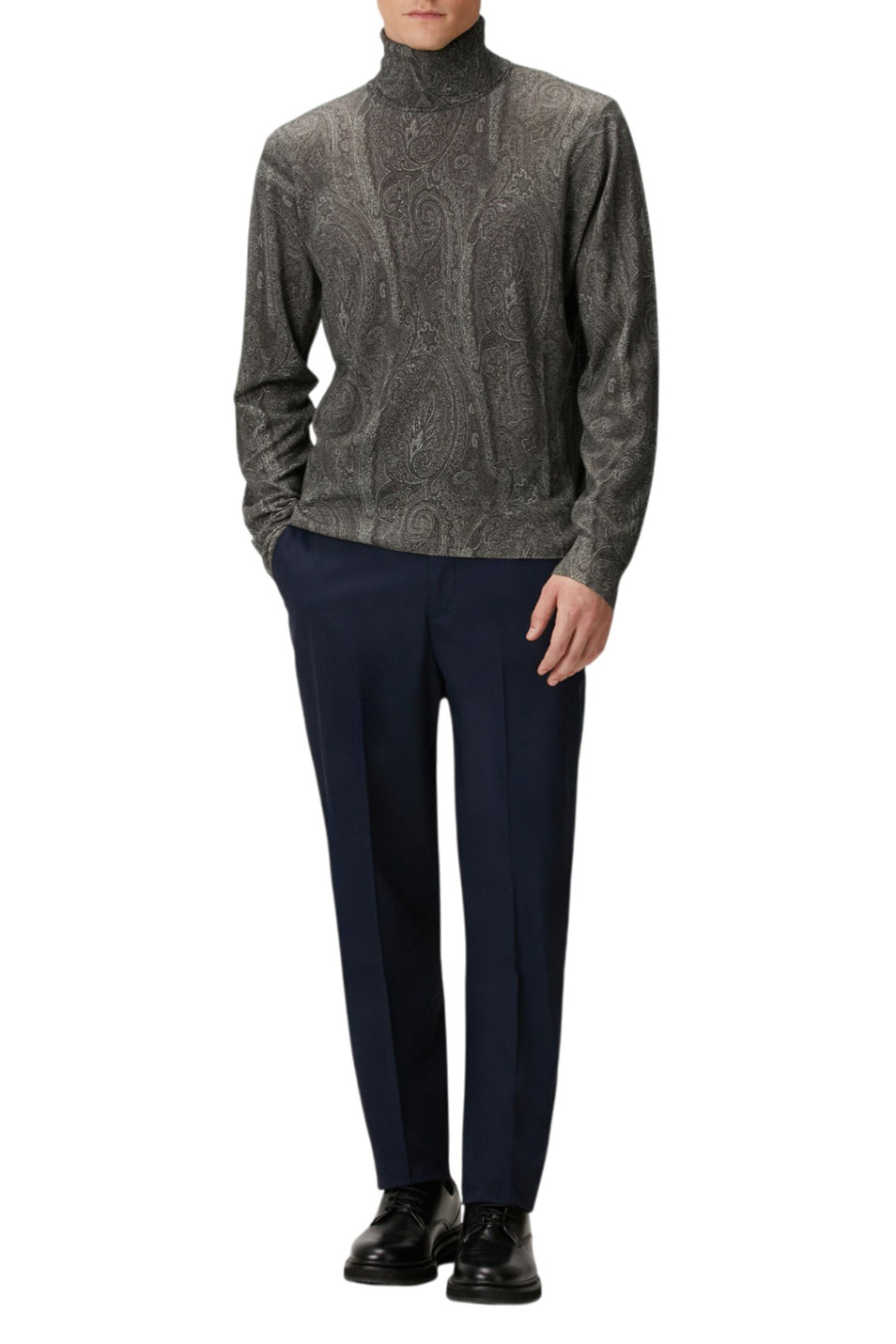 Мужской Etro Водолазка из шерсти и кашемира (цвет ), артикул MRKF0079AK464X0810 | Фото 3