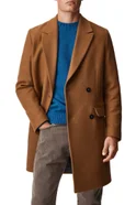 Мужской Mango Man Двубортное пальто BARLEY из смесовой шерсти (цвет ), артикул 37984770 | Фото 3