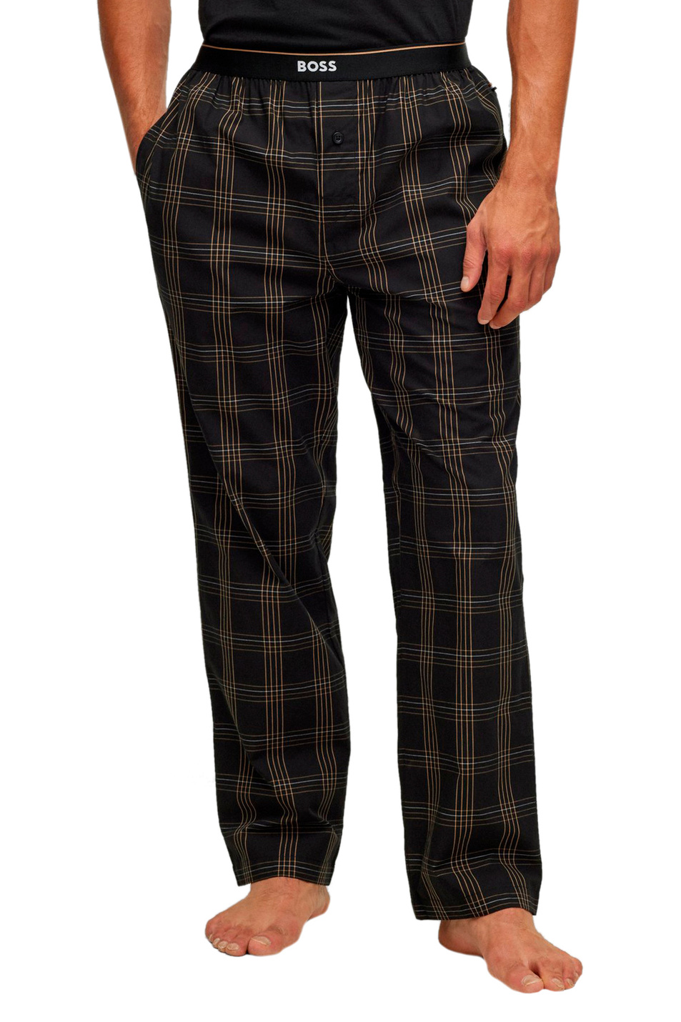 Мужской BOSS Домашние брюки в пижамном стиле (цвет ), артикул 50479312 | Фото 3