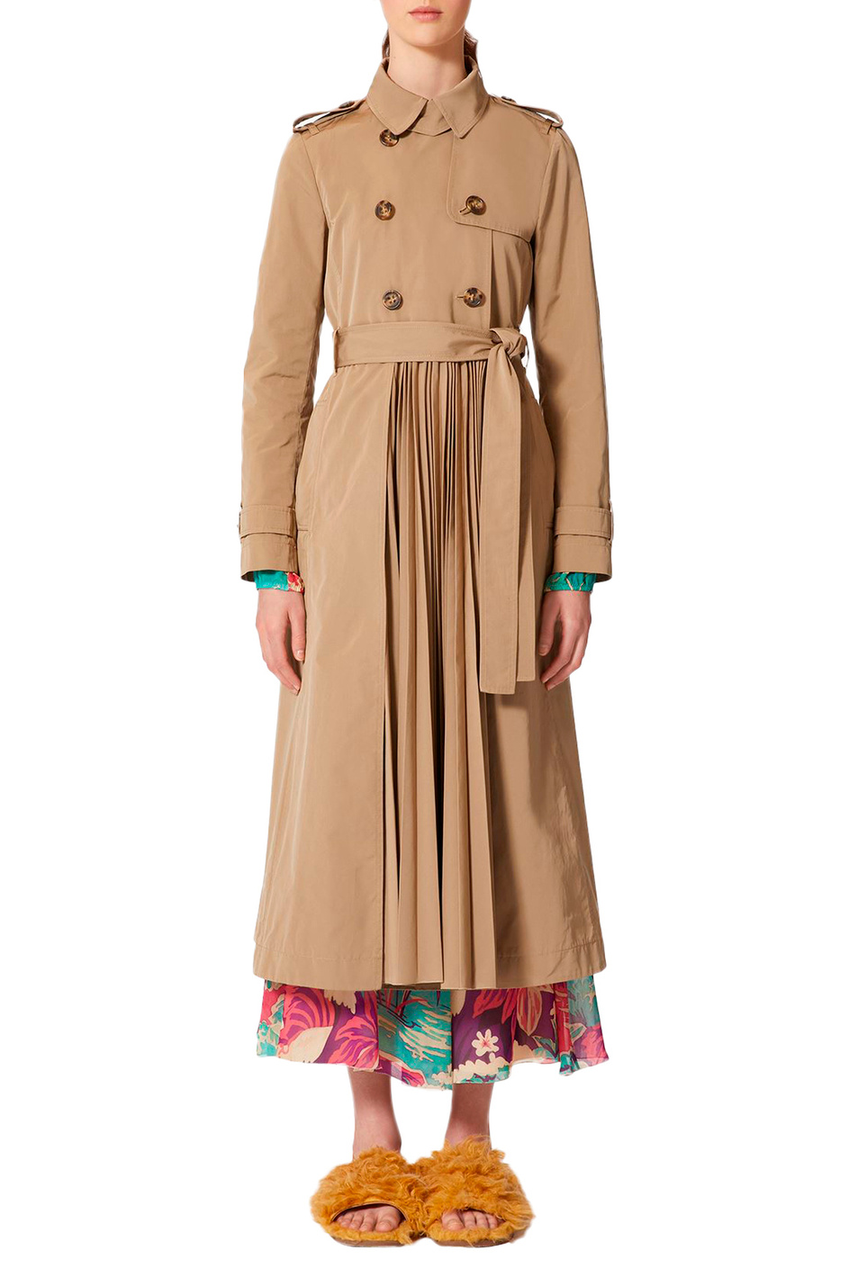 Женский Red Valentino Тренч из тафты со складками (цвет ), артикул XR3CHB5069L | Фото 2