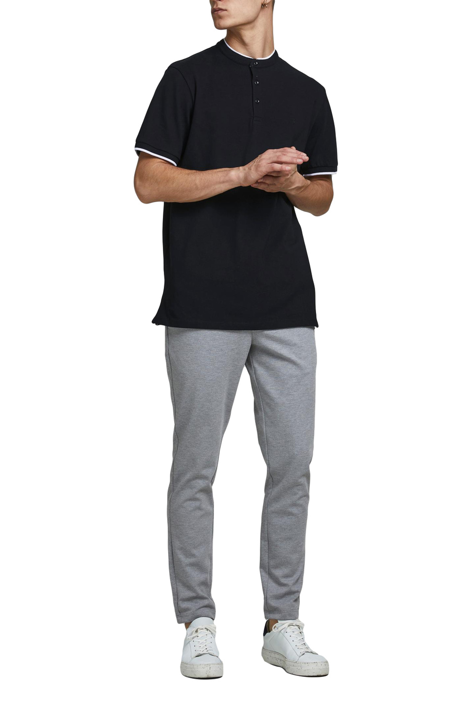 Мужской Jack & Jones Футболка поло из эластичного хлопка (цвет ), артикул 12188451 | Фото 2